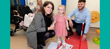 HRH Princess Eugenie visits Prosthetic Rehabilitation Unit  