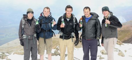 Lee and friends battle the elements for the RNOH Charity