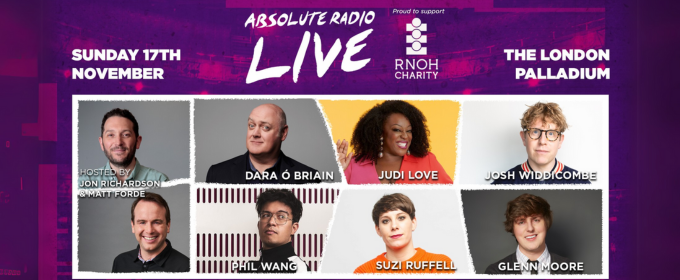 Absolute Radio Live - Proudly Supporting RNOH Charity 