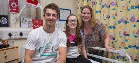 Commonwealth Games hero Max Whitlock makes a surprise visit to the children's ward  