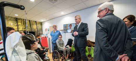 HRH, The Duke of York, visits the RNOH redevelopment 